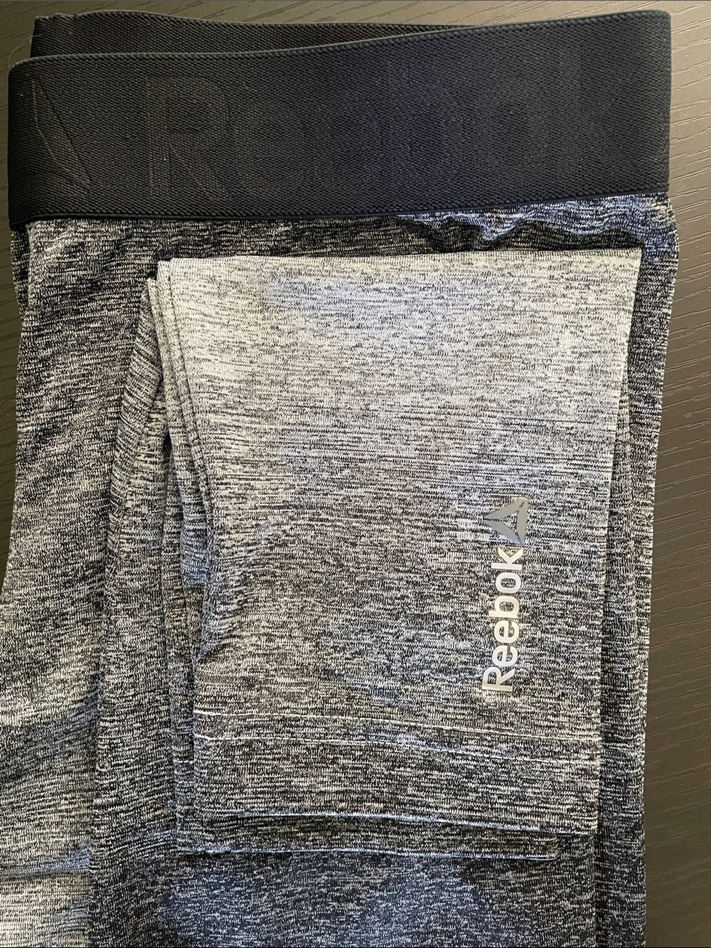 Reebok Ladies Gray Ombre Leggings